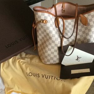 Authentic Louis Vuitton Neverfull MM Bag